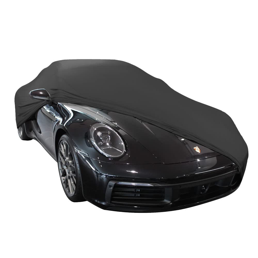 Star Cover Indoor Autoabdeckung kompatibel mit Porsche 911 (992) SUPER Soft Stretch von Star Cover