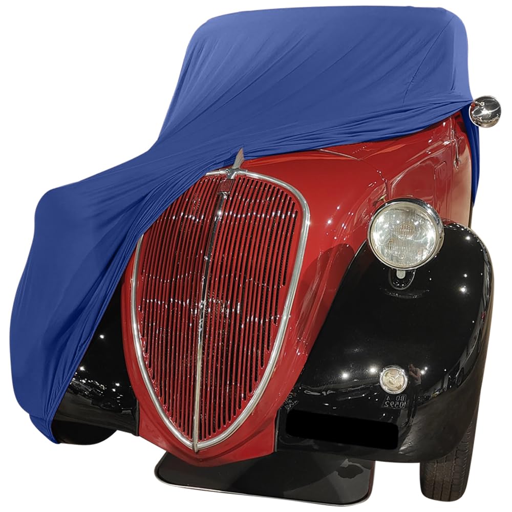 Star Cover Indoor Autoabdeckung kompatibel mit FIAT 500 A Topolino SUPER Soft Stretch von Star Cover