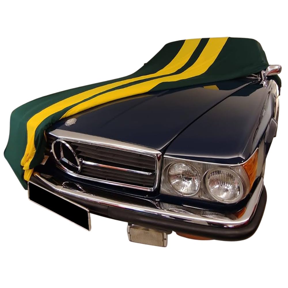 Star Cover Indoor Autoabdeckung kompatibel mit Mercedes-Benz R107 SL SUPER Soft Stretch von Star Cover