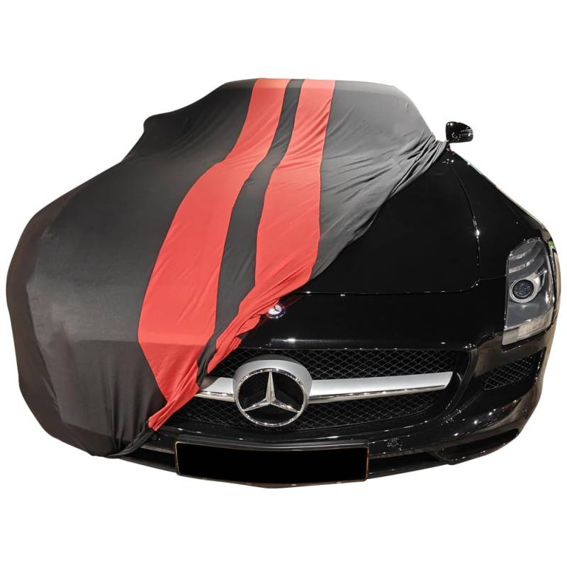 Star Cover Indoor Autoabdeckung kompatibel mit Mercedes-Benz SLS AMG Roadster SUPER Soft Stretch von Star Cover