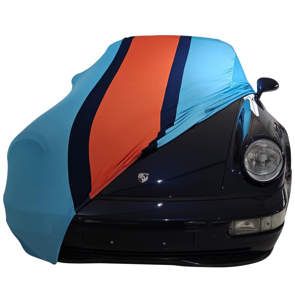 Star Cover Indoor Autoabdeckung kompatibel mit Porsche 911 (964) Cabrio SUPER Soft Stretch von Star Cover