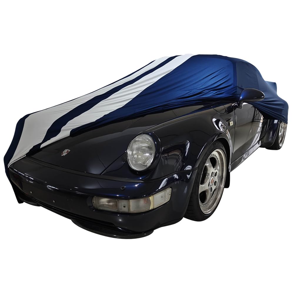 Star Cover Indoor Autoabdeckung kompatibel mit Porsche 911 (964) Turbo SUPER Soft Stretch von Star Cover