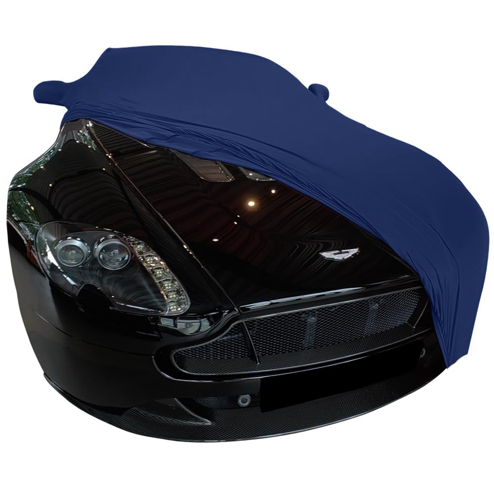 Star Cover Indoor Autoabdeckung passend für EIN Aston Martin Vantage V8/V12 Indoor Cover mit Spiegeltaschen SUPER Soft Stretch von Star Cover