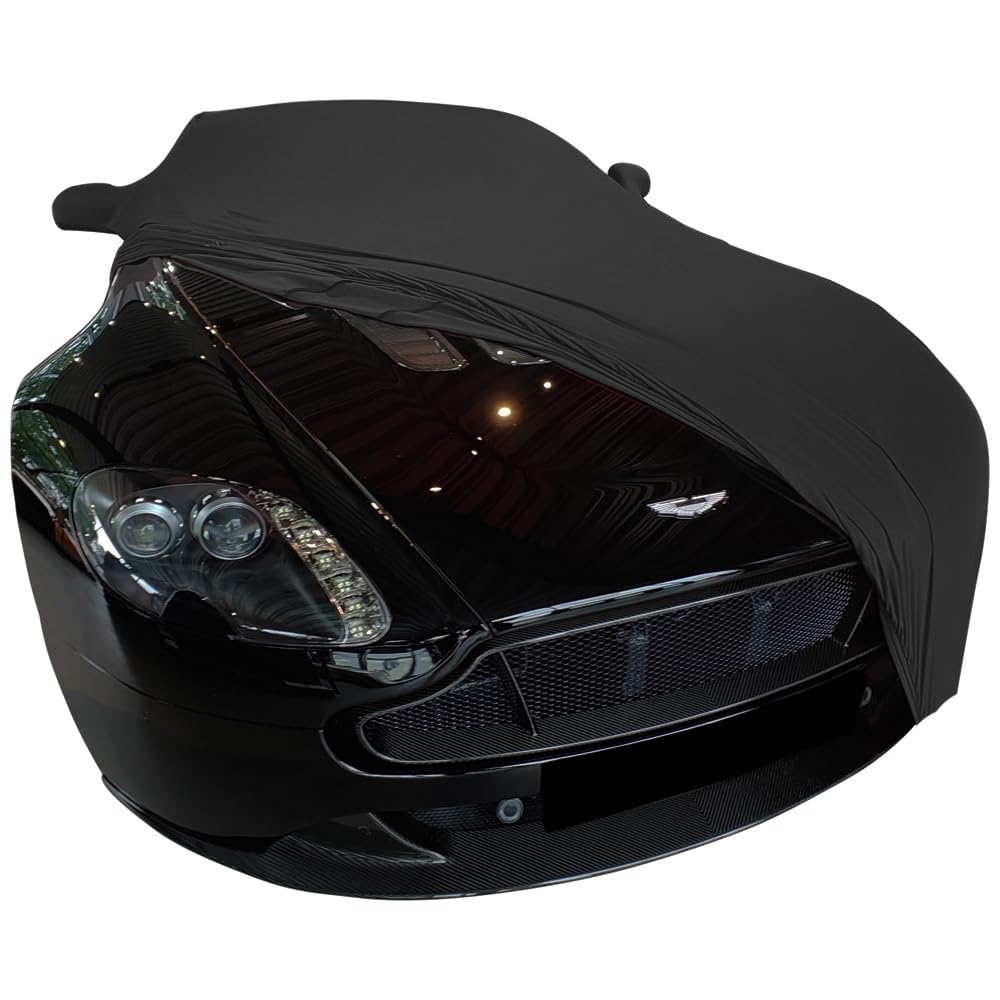 Star Cover Indoor Autoabdeckung passend für EIN Aston Martin Vantage V8/V12 Indoor Cover mit Spiegeltaschen SUPER Soft Stretch von Star Cover