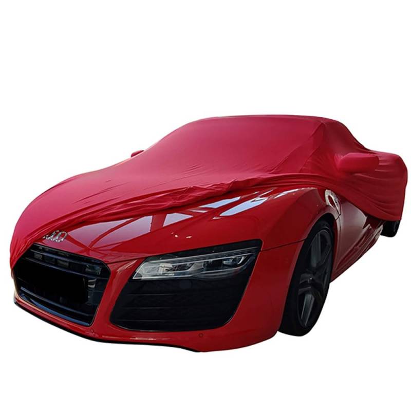 Star Cover Indoor Autoabdeckung kompatibel mit EIN Audi R8 Mk2 Indoor Cover mit Spiegeltaschen SUPER Soft Stretch von Star Cover