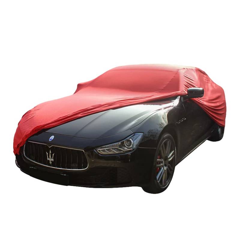 Star Cover Indoor Autoabdeckung kompatibel mit Maserati Ghibli SUPER Soft Stretch von Star Cover