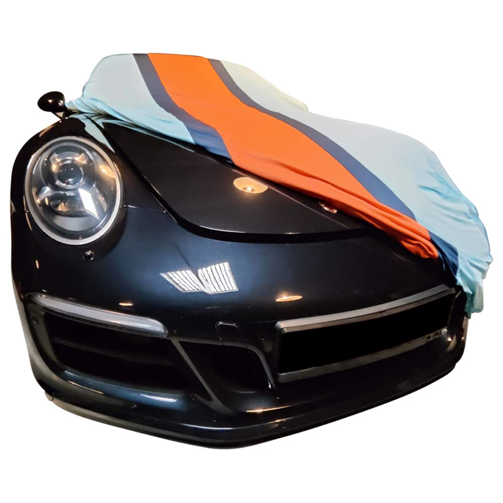 Star Cover Indoor Autoabdeckung kompatibel mit Porsche 911 (991) SUPER Soft Stretch von Star Cover