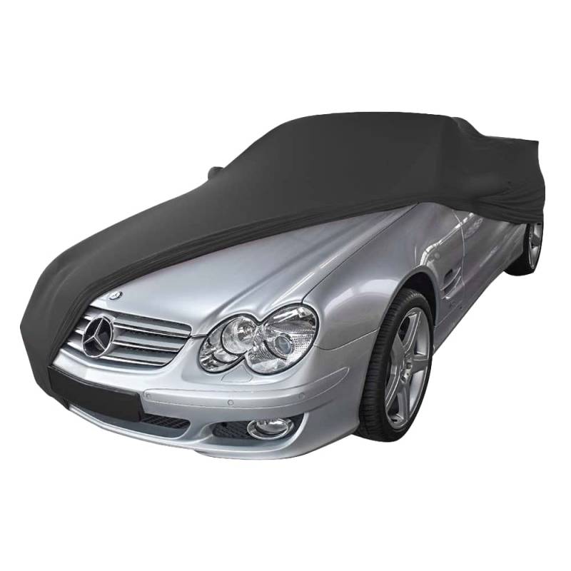 Star Cover Indoor Autoabdeckung passend für EIN Mercedes-Benz SL-Class R230 Indoor Cover mit Spiegeltaschen SUPER Soft Stretch von Star Cover