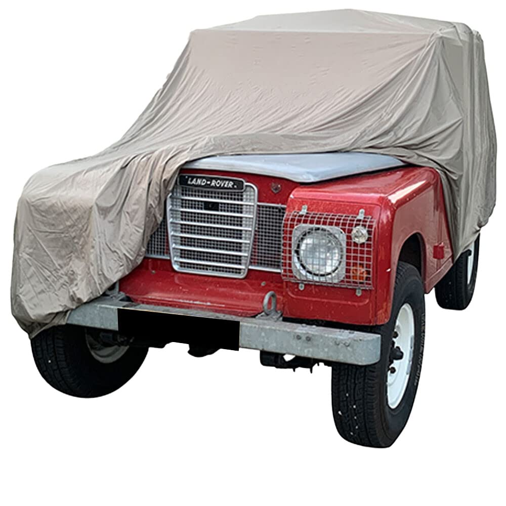 Star Cover Outdoor Autoabdeckung kompatibel mit Land Rover Series 1, 2 & 3 Short Wheel Base Außen von Star Cover