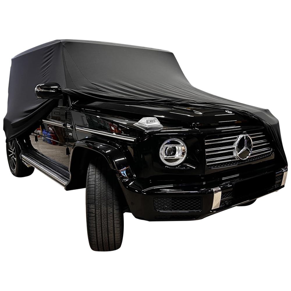 Star Cover Indoor Autoabdeckung kompatibel mit Mercedes-Benz G-Class Long Wheel Base SUPER Soft Stretch von Star Cover