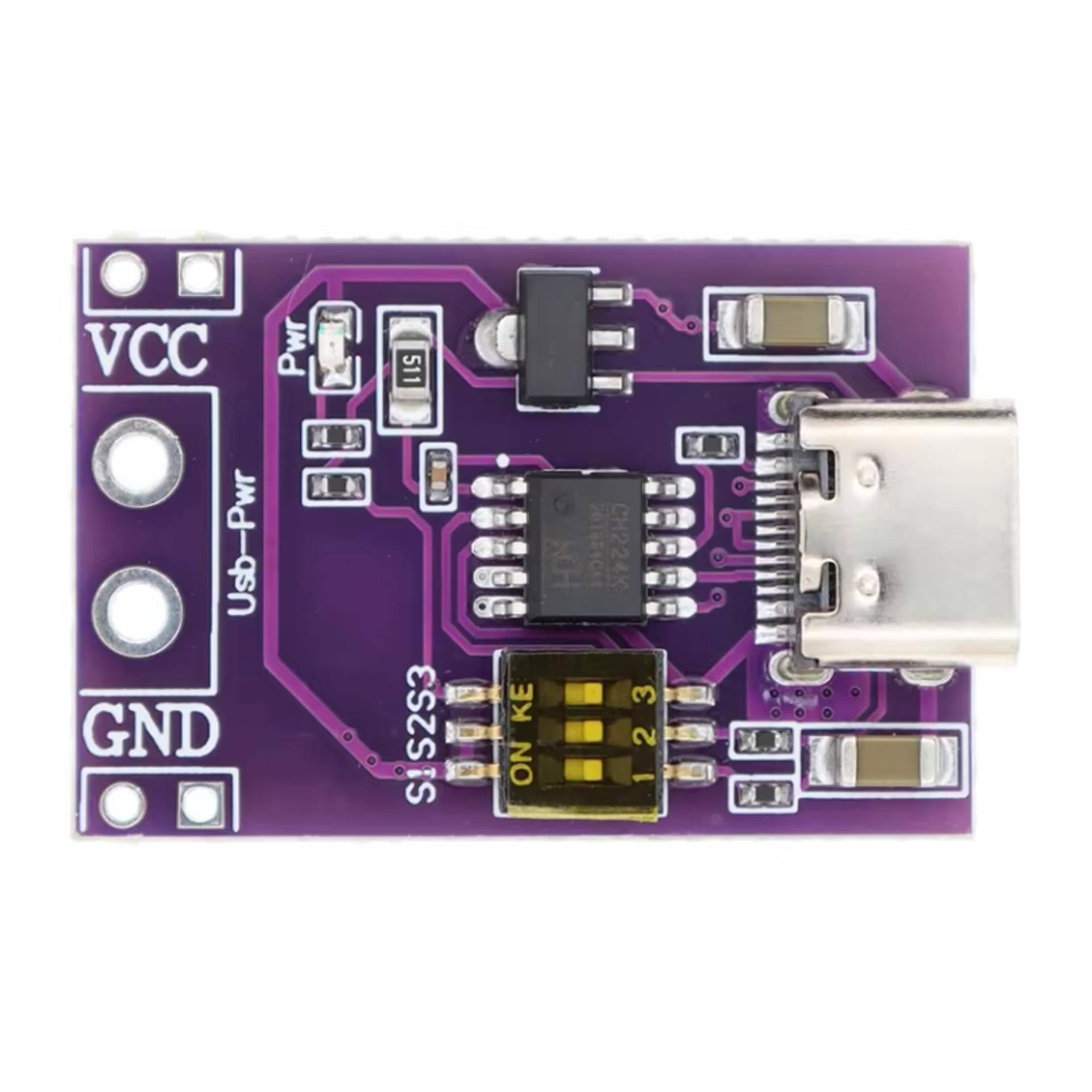 QC/PD/AFC Netzteil-Trigger-Modul, Schnellladeauslöser, Köder, USB C, 5 V, 9 V, 12 V, 15 V, 20 V von StarMaker