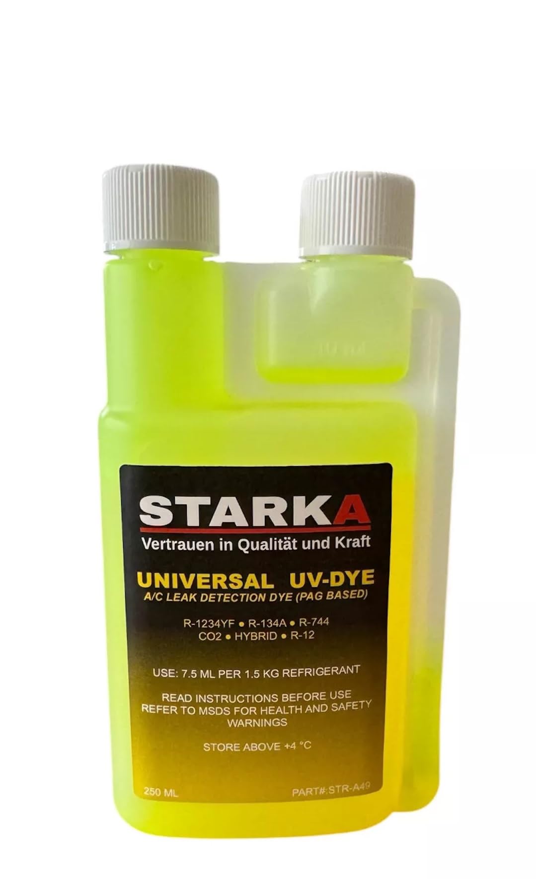 Starka Autotech Universal UV-Kontrastmittel, Lecksuchmittel für Klimaanlagen, 250 ml von Starka Autotech