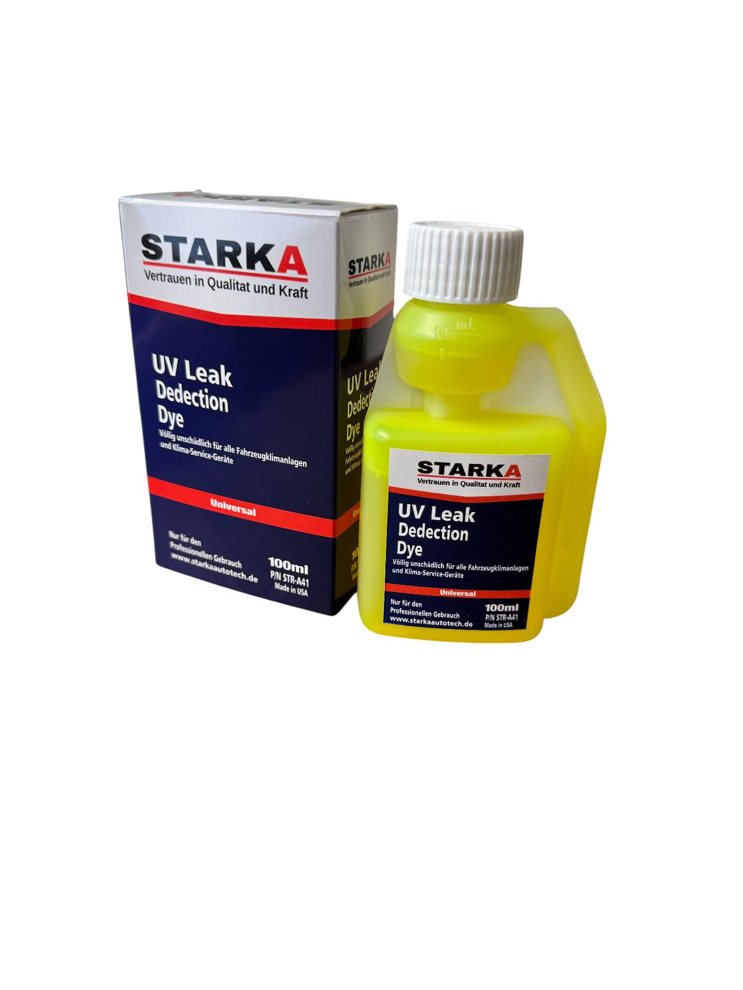 Starka Autotech Universal UV-Kontrastmittel Lecksuchmittel für Klimaanlagen 100 ml von Starka Autotech