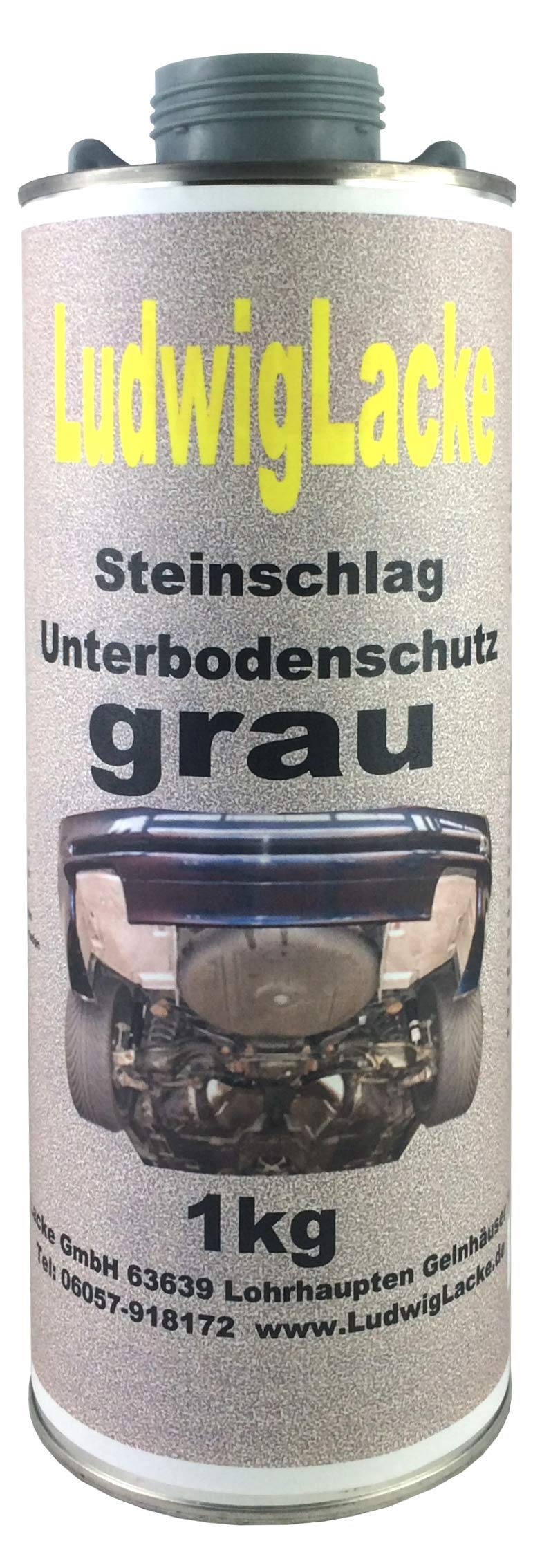 1 kg Unterbodenschutz grau Steinschlagschutz überlackierbar mit Autolack von Steinschlagschutz Unterbodenschutz