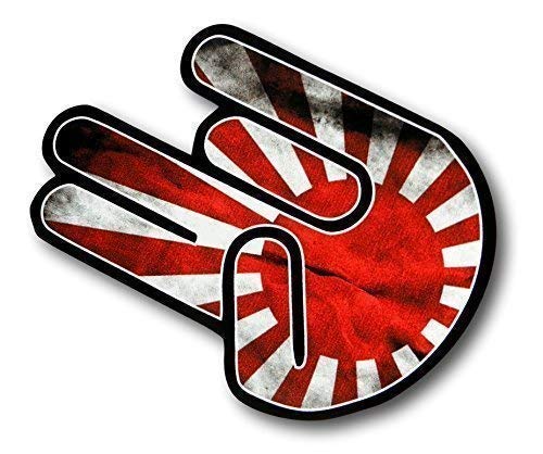 - es Sticar Ltd The Shocker Hand Rising Sun JDM Japan Vinyl Autoaufkleber Aufkleber 115 x 80 mm)-CA. von Sticar-it Ltd