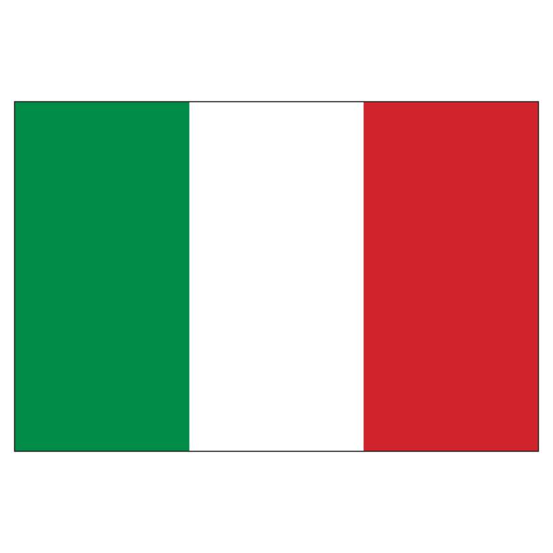 2er Set Italienische Italien Italian Flagge Fahne Aufkleber Vinyl Stickers 10cm von Sticker Design Shop