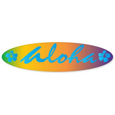 12cm! Klebe-Folie Wetterfest Made-IN-Germany Aloha Hawaii Surfing car K1211 UV&Waschanlagenfest Auto-Aufkleber Sticker Decal von Sticker-Designs