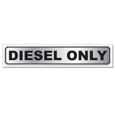 12cm! Klebe-Folie Wetterfest Made-IN-Germany Diesel Only car K1846 UV&Waschanlagenfest Auto-Aufkleber Sticker Decal von Sticker-Designs