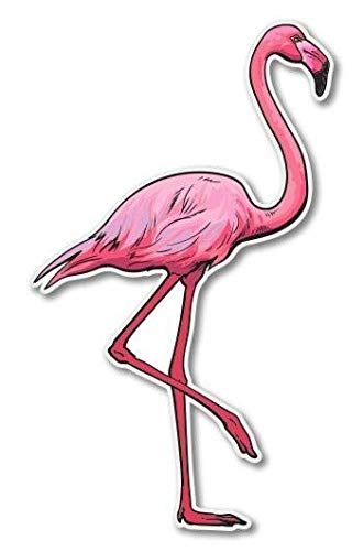 15cm! Klebe-Folie Wetterfest Made-IN-Germany Flamingo Vintage L606 UV&Waschanlagenfest Auto-Aufkleber Sticker Decal von Sticker-Designs