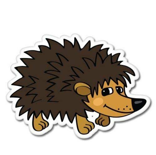 15cm! Klebe-Folie Wetterfest Made-IN-Germany Igel Wald L507 UV&Waschanlagenfest Auto-Aufkleber Sticker Decal von Sticker-Designs