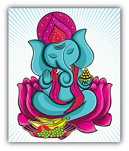 15cm! Klebe-Folie Wetterfest kompatibel für: Herr Ganesha H2107 UV&Waschanlagenfest Auto-Aufkleber Sticker Decal von Sticker-Designs