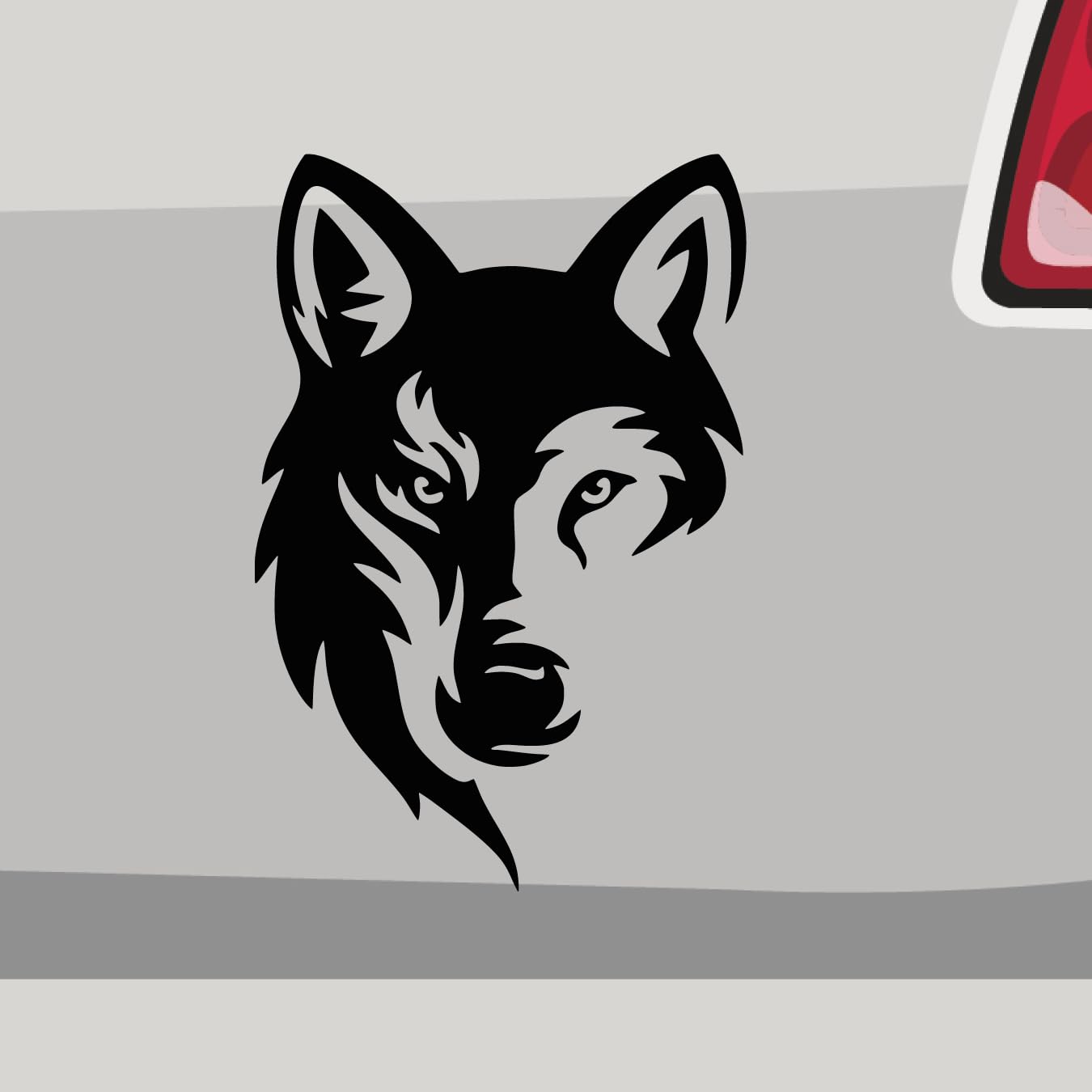 Aufkleber - Fenrir Wolf Odin Walhalla Tier - Sticker, Folienaukleber für Auto, Motorrad, Fahrrad, Laptop, LKW (87x58cm | Pink) von Stickerfreaks