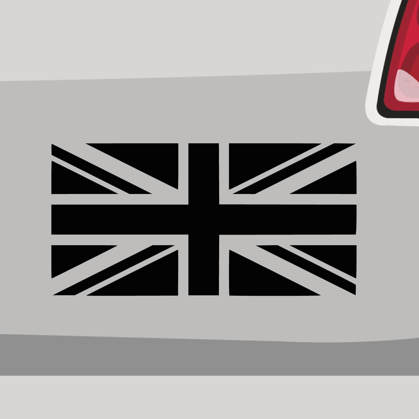 Aufkleber - Union Jack Great Britain Flag - Sticker, Folienaukleber für Auto, Motorrad, Fahrrad, Laptop, LKW (100x50cm | Gelb) von Stickerfreaks