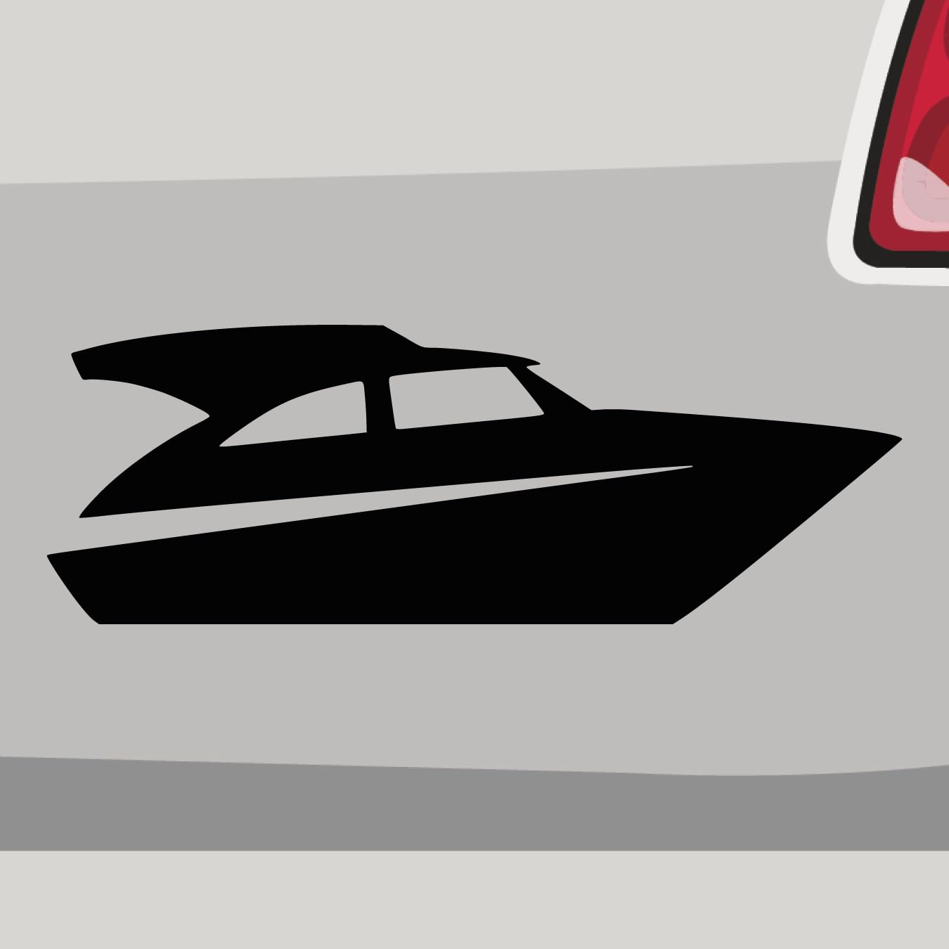 Aufkleber - Yacht Motorboot Küste Urlaub - Sticker, Folienaukleber für Auto, Motorrad, Fahrrad, Laptop, LKW (100x35cm | Enzian) von Stickerfreaks