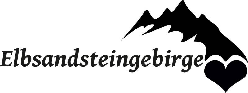 Stickerpalast 2X Auto Aufkleber ELBSANDSTEINGEBIRGE Berg/Gebirge Deutschland | 15 cm konturgeschnitten von Stickerpalast