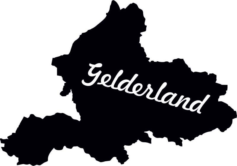 Stickerpalast 2X Auto Aufkleber GELDERLAND Niederländische Provinz Niederlande | 11 cm konturgeschnitten von Stickerpalast