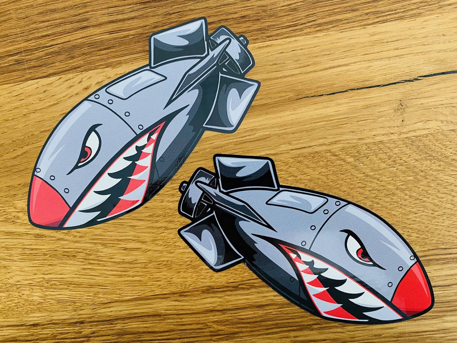 AIR Bomb Sticker Aufkleber US Airforce Shark Mouth Army Retro Flying Tiger Se57 von Stickerverticker