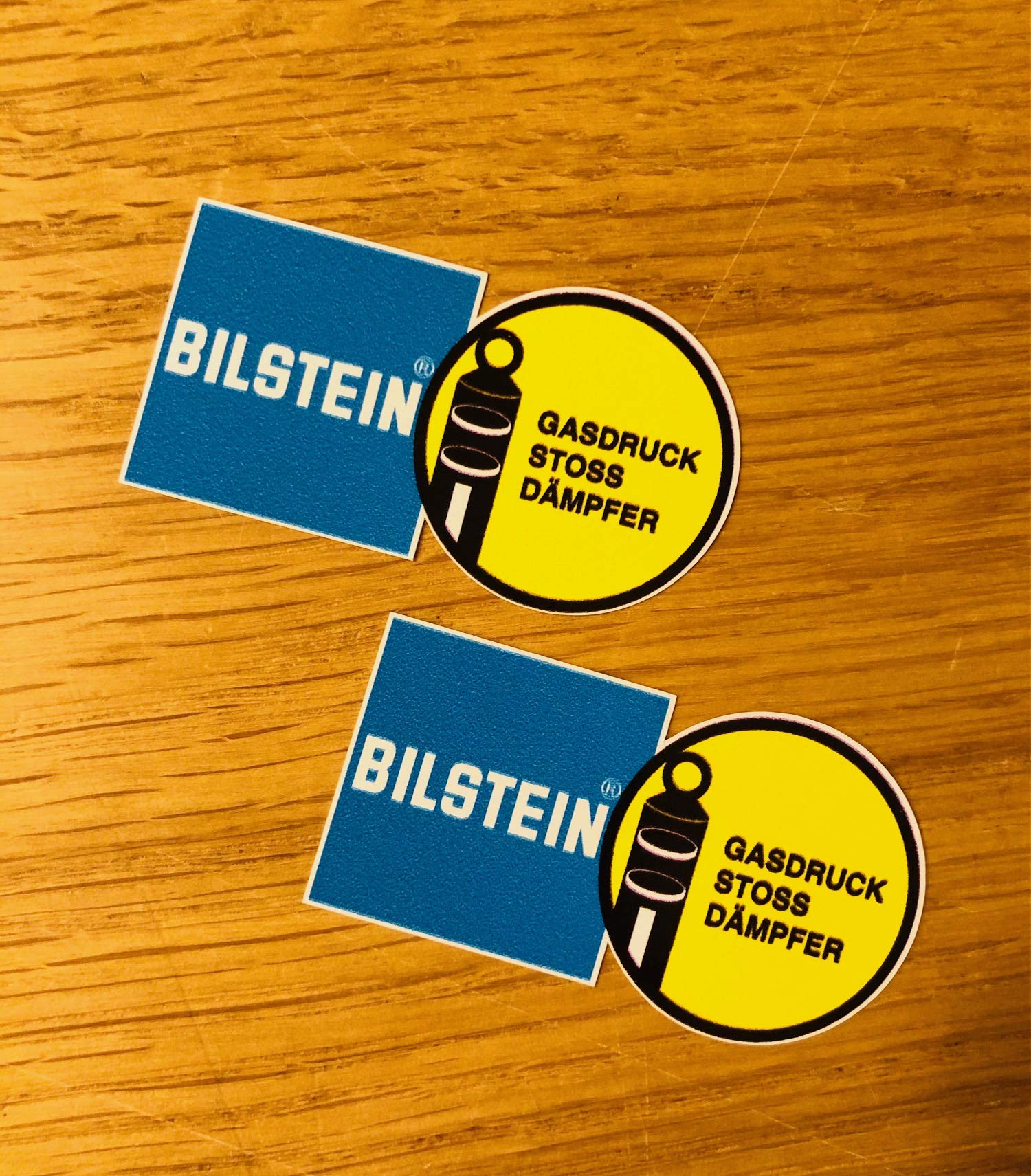 BILSTEIN 2 Stück Aufkleber Sticker Gewindefahrwerk Dub Stoßdämpfer JDM OEM Mi283 von Stickerverticker