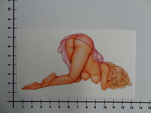 Big Ass PIN UP Girl Aufkleber Sticker Porn Sexy Titts Hot Woman Oldschool Pu089 von Stickerverticker