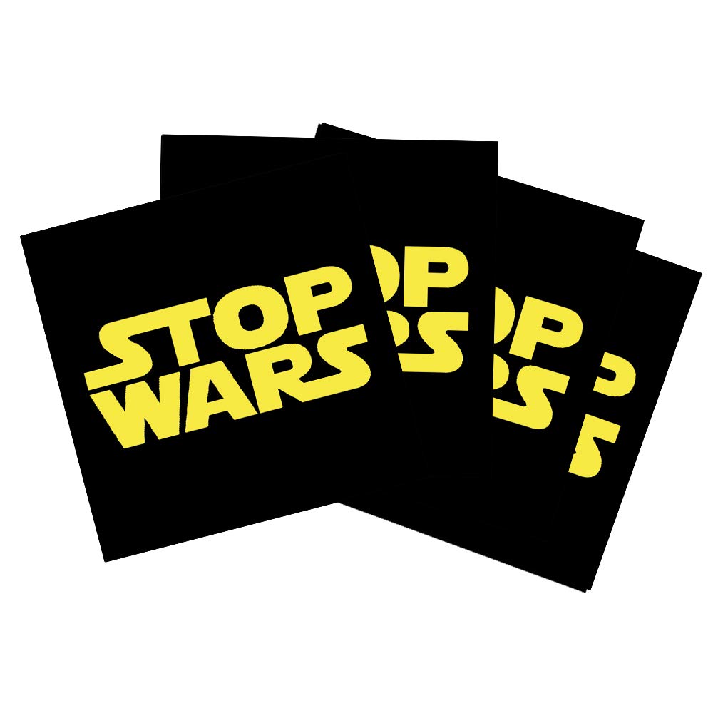 Stop Wars Sticker/Aufkleber / 5,2cm x 5,2 cm (20 Sticker) von StigmaSticker