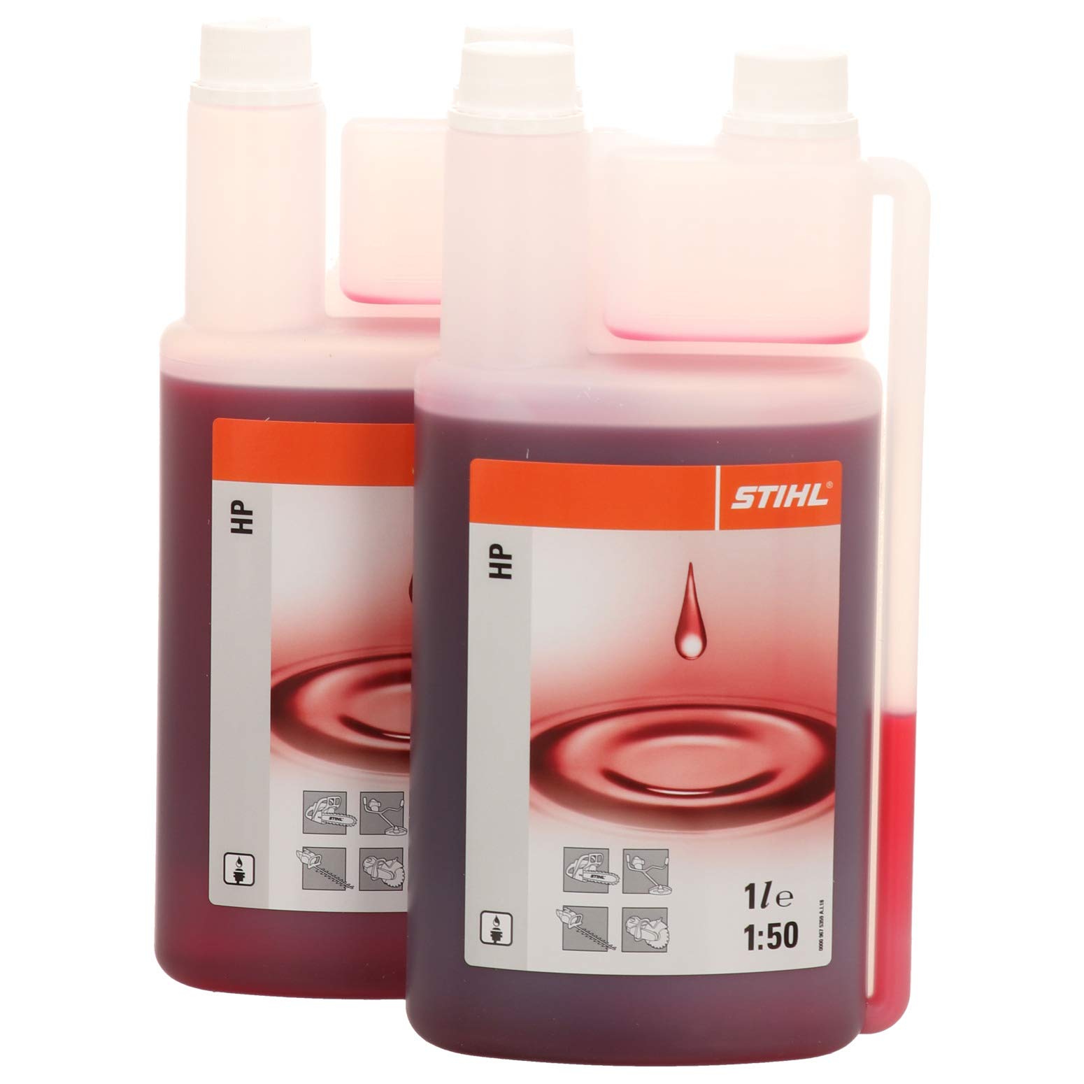 STIHL 2-Takt-Motorenöl HP 2 x 1 Liter Dosierflasche 0781 319 8411 von Stihl