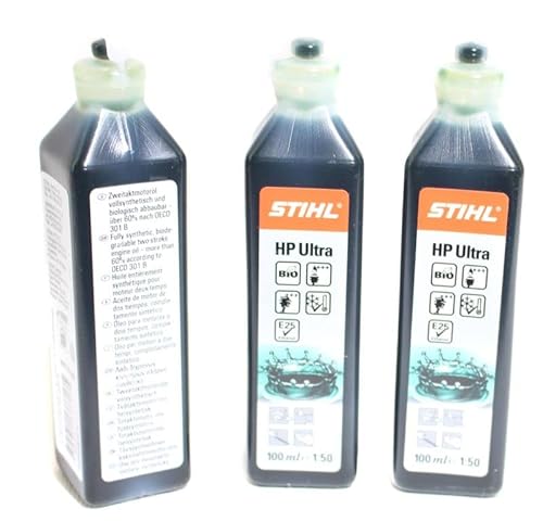 Stihl HP Ultra 100 ml One Shot 2 Takt-Öl Teil Nr. 0781 319 8060 3 Stück von Mountfield