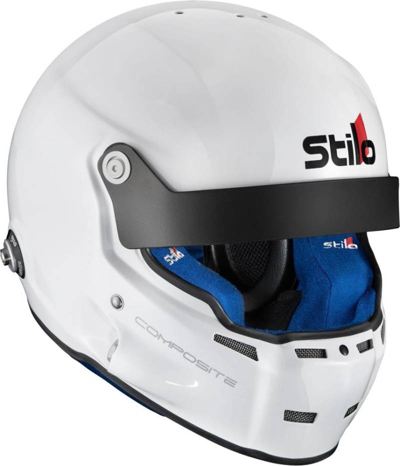 Helm ST5 R Rally Snell SA2020 FIA8859-15 HANS FIA8858-10 Weiß/Innen Blau -59 von Stilo