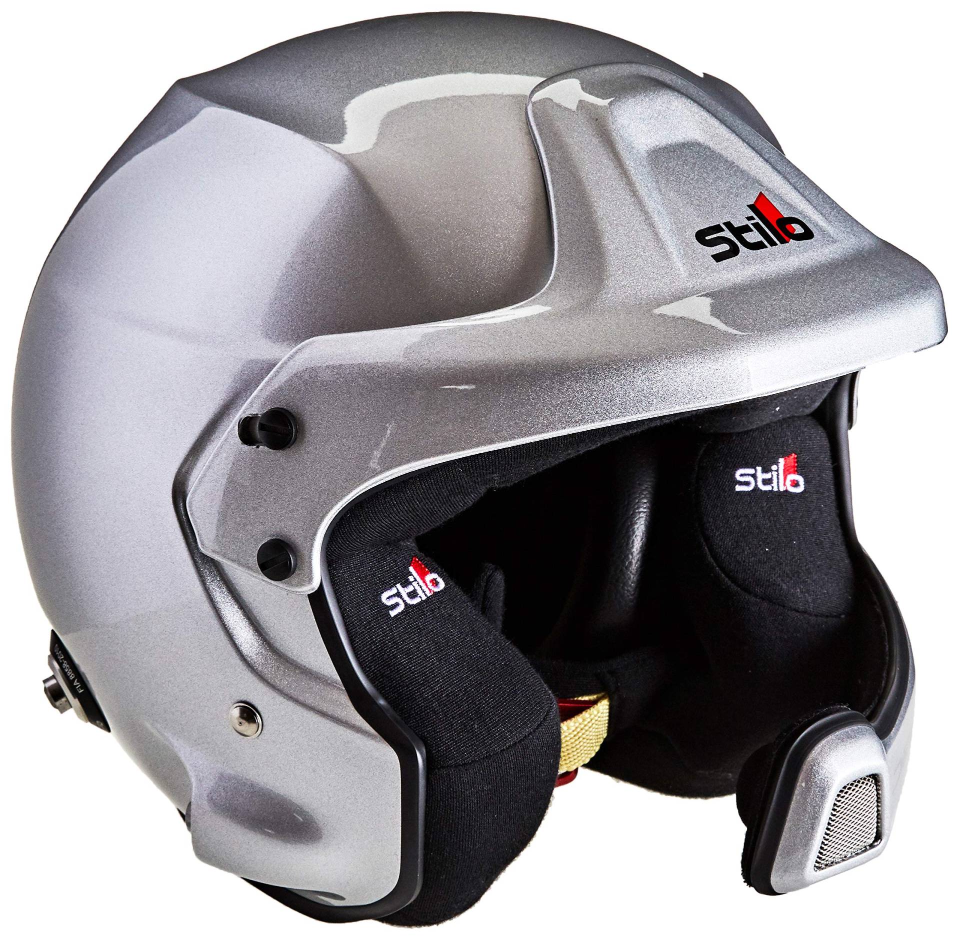 Stilo AA0210BG2M61 CASCO WRC DES RALLY COMPOSITE FIA 8859-15 HANS FIA 8858-10 GRIS/INTERIOR NEGRO 61 von Stilo