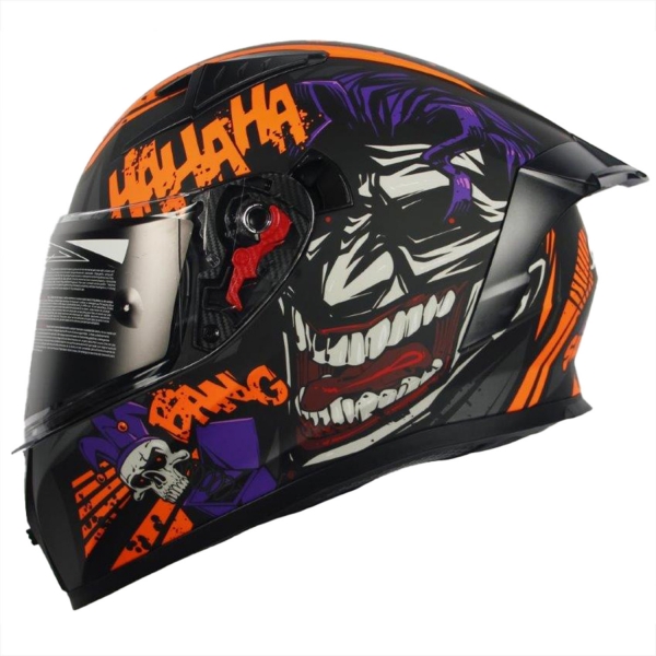 Motorradhelm Sting SKS Surprise Neonorange Sonnenblende + Schwarzes... von Sting Helme