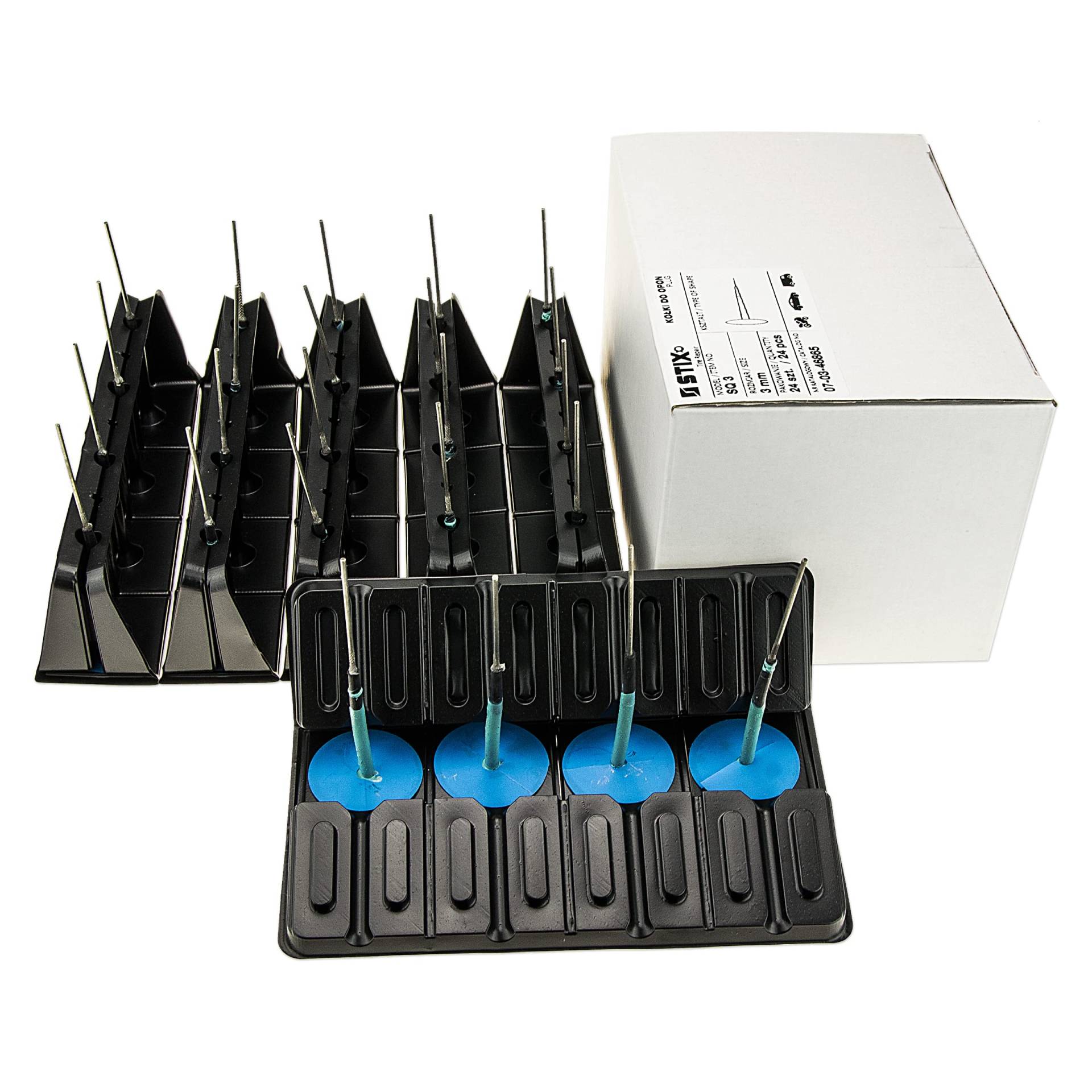 24x Reifenpilze Reparaturkörper 3mm Reifenreparatur Minicombi Set mit Flicken von Stix