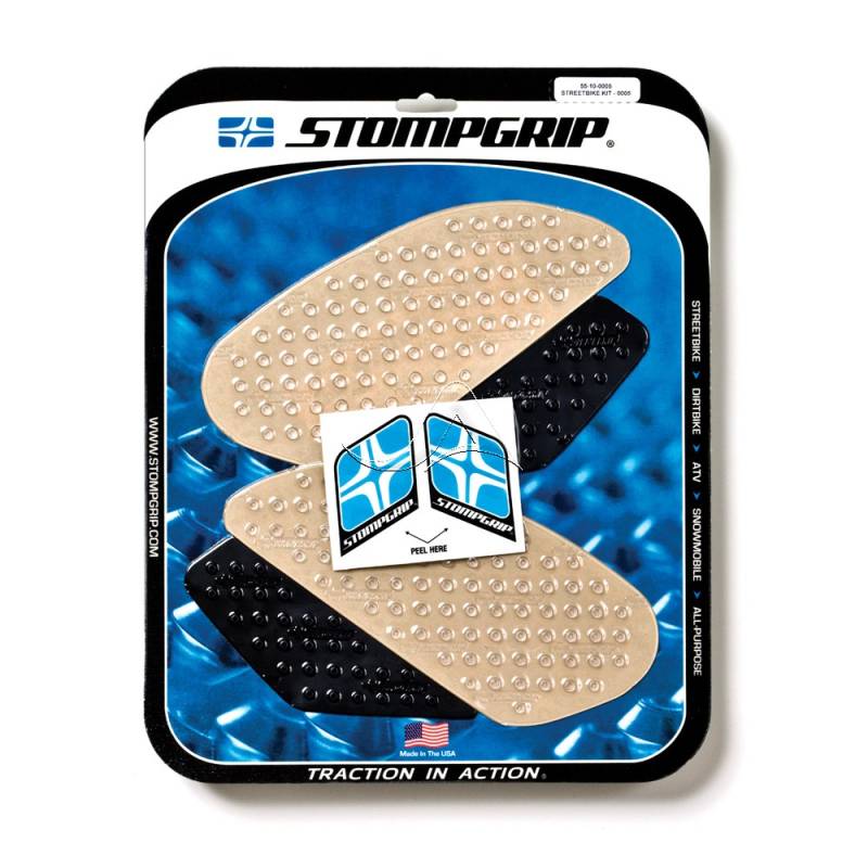 STOMPGRIP Traction Pad Tankpad Volcano Suzuki DL1000 V-Strom Bj.2002-2012, Typ:BS1111, Farbe:Klar von Stompgrip