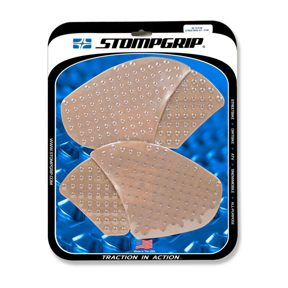 STOMPGRIP Traction Pad Tankpad Volcano für Ducati Panigale 1100 V4 S / SP Bj. 2018-2022, Farbe: Klar von Stompgrip