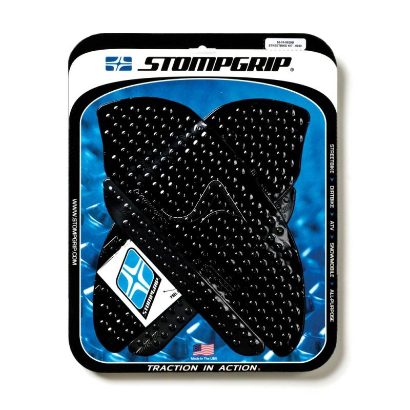 STOMPGRIP Traction Pad Tankpad Volcano für Honda CBR 600 RR Bj. 2007-2012, Typ: PC40, Farbe: Schwarz von Stompgrip