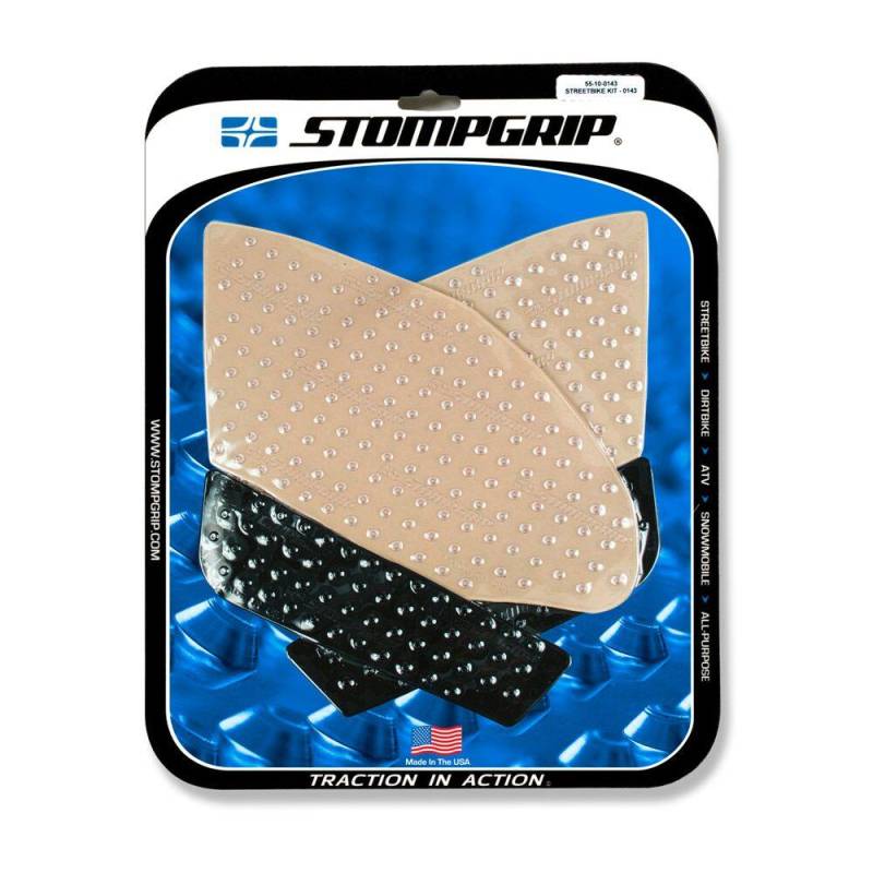 STOMPGRIP Traction Pad Tankpad Volcano für Suzuki GSX-R 1000 / R Bj. 2017-2020, Farbe: Klar von Stompgrip