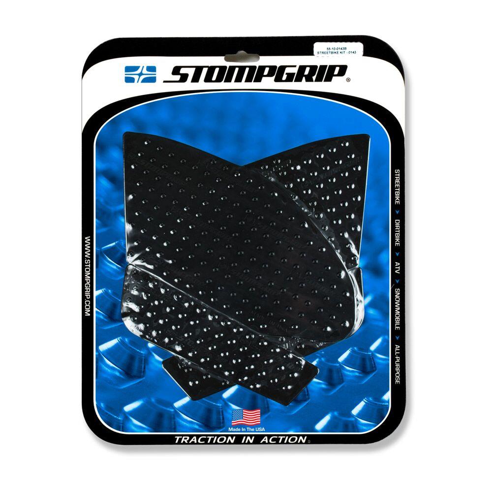 STOMPGRIP Traction Pad Tankpad Volcano für Suzuki GSX-R 1000 / R Bj. 2017-2020, Farbe: Schwarz von Stompgrip