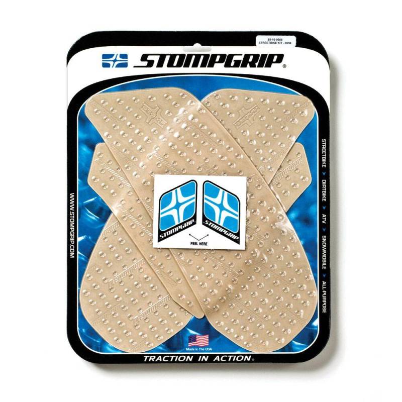 STOMPGRIP Traction Pad Tankpad Volcano für Suzuki GSX-R 1000 Bj. 2009-2016, Typ: CY, Farbe: Klar von Stompgrip