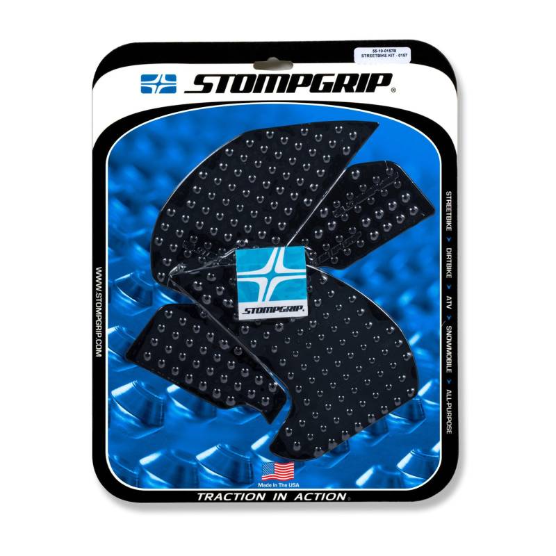 STOMPGRIP Traction Pad Tankpad Volcano für Yamaha MT-07 Bj. 2018-2021, Farbe: Schwarz von Stompgrip