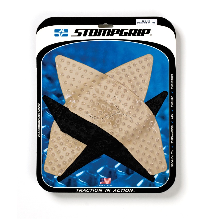 STOMPGRIP Traction Pad Tankpad Volcano für Yamaha YZF 1000 R1 / S / M Bj. 2015-2022, Farbe: Klar von Stompgrip