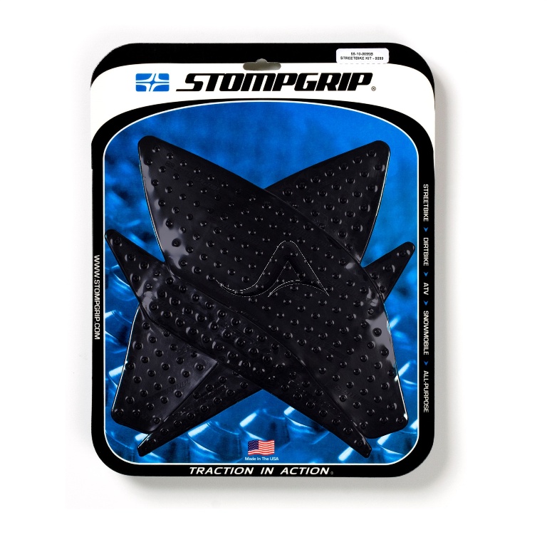 STOMPGRIP Traction Pad Tankpad Volcano für Yamaha YZF 1000 R1 /S /M  Bj. 2015-2022, Farbe: Schwarz von Stompgrip