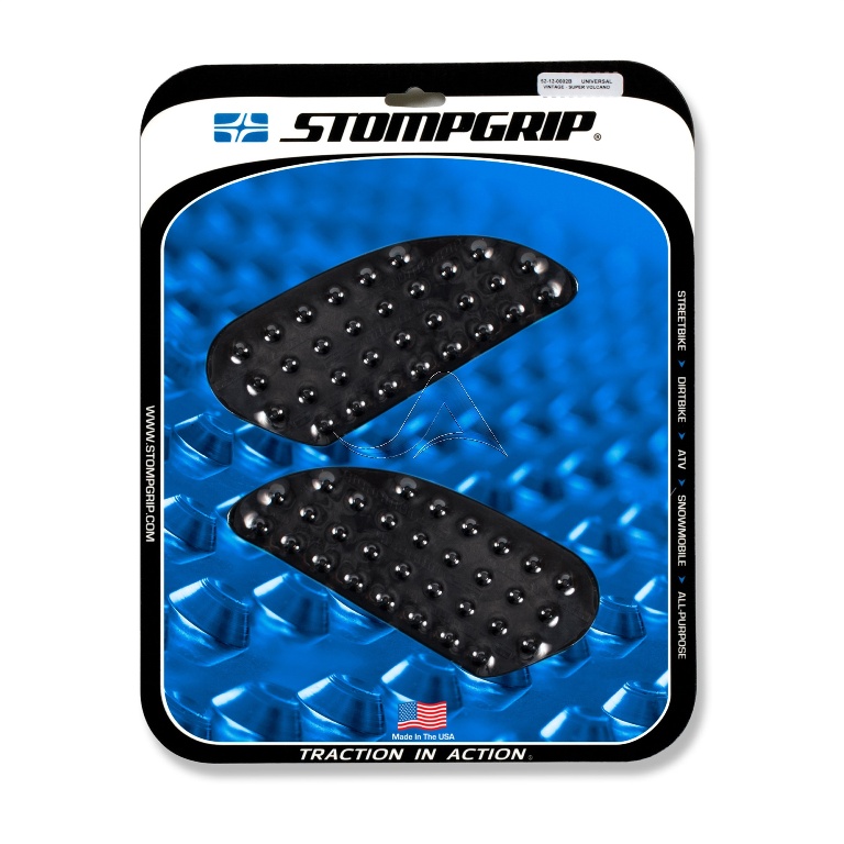 STOMPGRIP Traction Pad Tankpad Volcano für Yamaha YZF-R1 Bj. 2004-2006, RN12, Farbe: Schwarz von Stompgrip